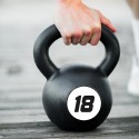 Kettlebell in ferro peso 18 kg sfera maniglia cross training fitness Kotaro Saldi