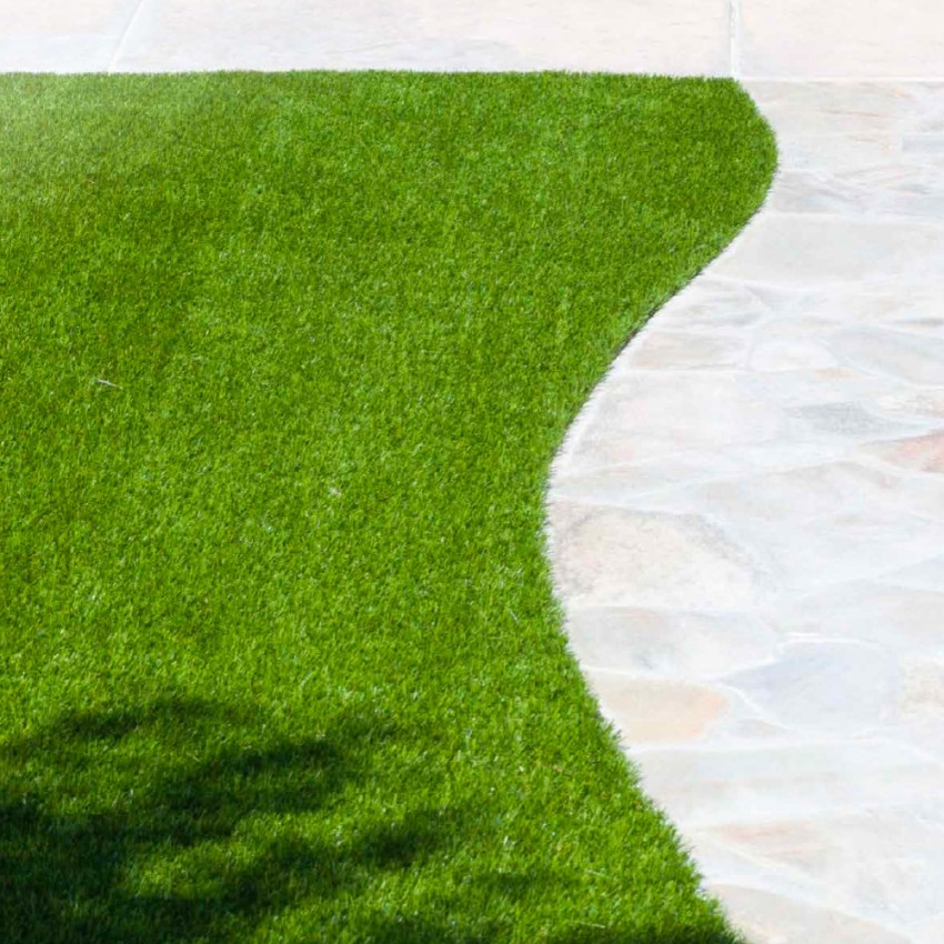 Prato stintetico erba giardino artificiale 1x25m rotolo 25mq drenante Green S