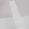 Ventilatore da soffitto moderno bianco 3 pale 120cm con luce 70W Hitz Vendita
