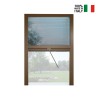 Zanzariera 110x160cm plissettata universale scorrevole per finestra Melodie L Sconti
