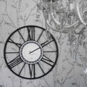 Orologio da parete moderno classico industriale tondo 80cm Ruota Ceart Saldi
