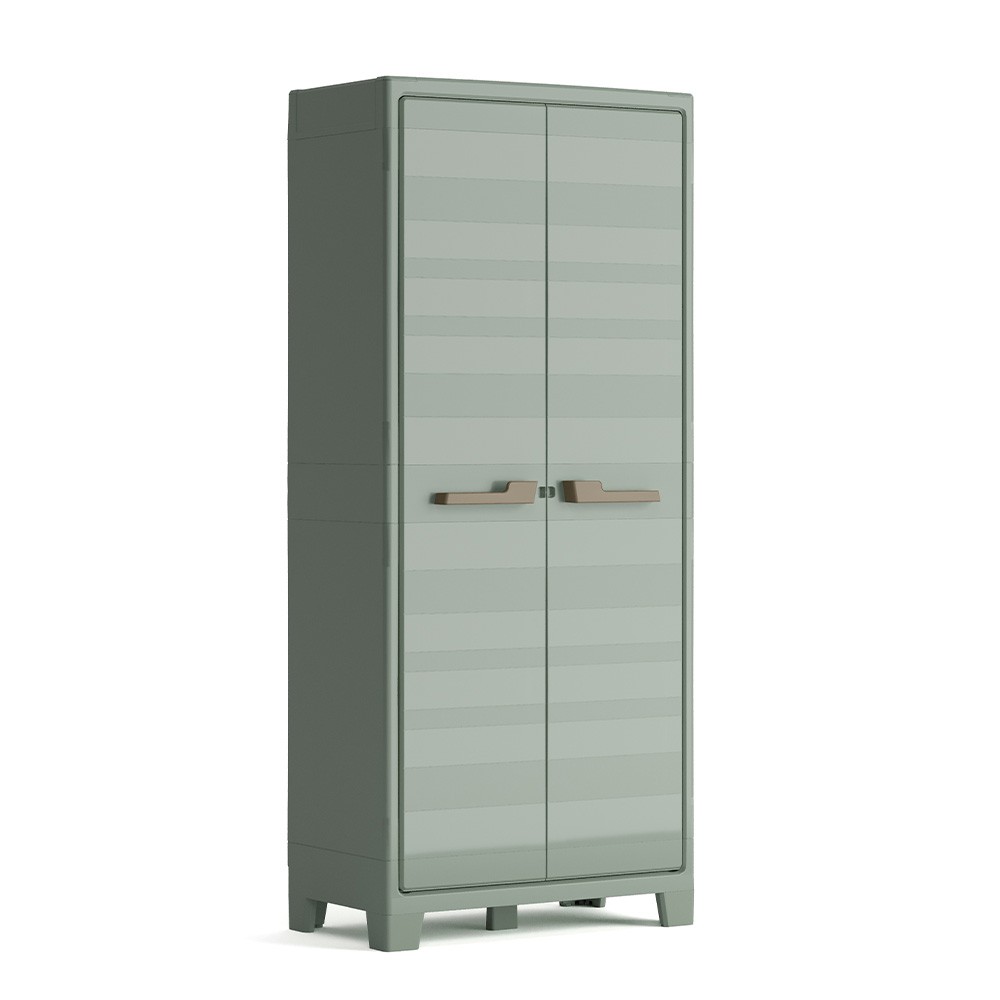 Armadio multiuso da esterno 4 ripiani regolabili Planet Outdoor Alto Keter