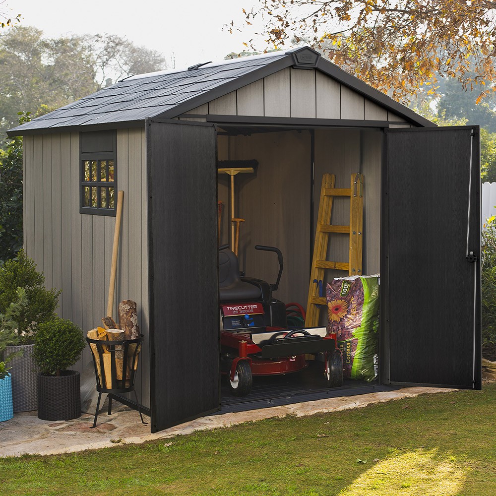 Oakland 759 casetta in resina PVC giardino 230x287x242cm Keter K224433