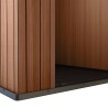 Casetta da giardino effetto legno naturale in resina PVC 125x184x205cm Darwin 4x6 Keter Modello