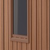 Casetta da giardino effetto legno naturale in resina PVC 125x184x205cm Darwin 4x6 Keter Caratteristiche