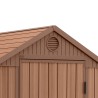Casetta da giardino effetto legno naturale in resina PVC 125x184x205cm Darwin 4x6 Keter Scelta