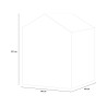 Casetta in resina da giardino 190x183x221cm Darwin 6x6 Keter K249669