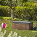 Baule portaoggetti giardino effetto legno Darwin Box 100G Keter K252700 Sconti