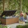 Baule portaoggetti giardino effetto legno Darwin Box 100G Keter K252700 Costo