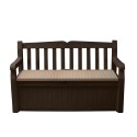 Panchina cassapanca da esterno giardino contenitore portaoggetti Eden Keter Stock