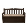 Panchina cassapanca da esterno giardino contenitore portaoggetti Eden Keter Stock