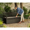 Panchina cassapanca da esterno giardino contenitore portaoggetti Eden Keter 