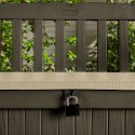 Panchina cassapanca da esterno giardino contenitore portaoggetti Eden Keter Misure