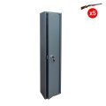 Armadio portafucili fuciliera 5 posti serratura a chiave Shield M2