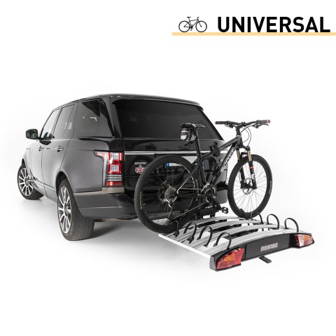 Portabici universale da gancio traino richiudibile per auto Menabò Alcor 4