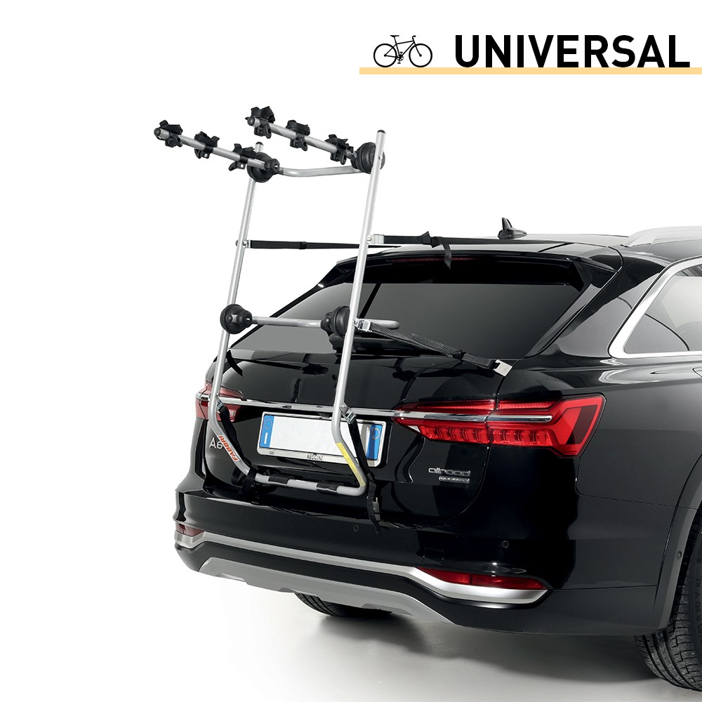 Portabici universale 3 biciclette portellone auto posteriore Torbole