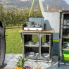 Mobile cucina campeggio piano legno Mercury Cross Cooker HWT Brunner