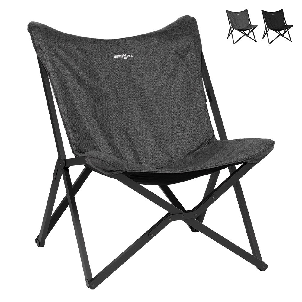 Sedia poltrona pieghevole campeggio Action Vivavita Relaxer Brunner