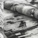 Tappeto design astratto rettangolare grigio nero bianco moderno GRI226 Offerta