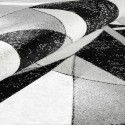 Tappeto rettangolare design geometrico moderno grigio bianco nero GRI229 Offerta