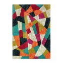Tappeto rettangolare pelo corto design multicolore geometrico MUL433 Vendita