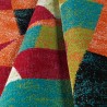 Tappeto rettangolare pelo corto design multicolore geometrico MUL433 Offerta