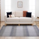 Tappeto rettangolare moderno interno esterno veranda grigio CSGRI001 Promozione