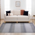 Tappeto rettangolare moderno interno esterno veranda grigio CSGRI001 Promozione
