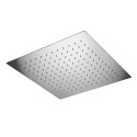 Soffione incasso soffitto doccia quadrato 44x44cm acciaio cromato FRM39115
