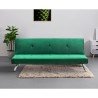 Divano letto 2 posti clic clac reclinabile design velluto tessuto Probatus 