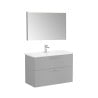 Mobile bagno design moderno sospeso 100cm lavabo specchio Root VitrA L Scelta
