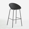 Sgabello alto design moderno per cucina bar ristorante h73cm Flaund Modello