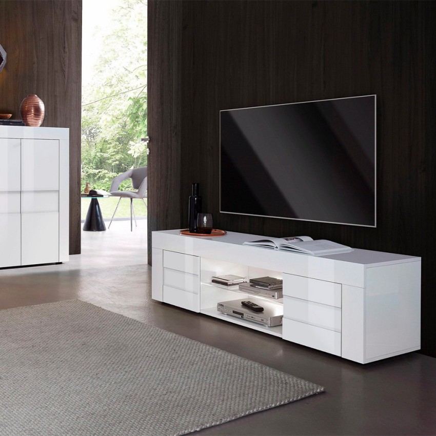Mobile TV Santerno 180 x 40 cm bianco