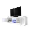Mobile porta TV soggiorno moderno bianco lucido 2 ante Nolux Wh Basic Sconti