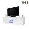 Mobile porta TV soggiorno moderno bianco lucido 2 ante Nolux Wh Basic Vendita
