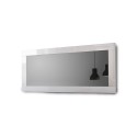 Specchiera bianca lucida 75x170cm parete ingresso soggiorno Miro Amalfi Promozione