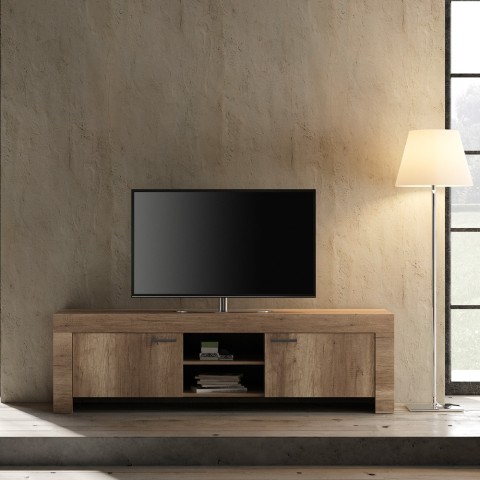 Mobile porta TV soggiorno salotto in legno 180cm 2 ante Grande Land Promozione