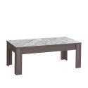 Tavolino basso soggiorno 65x122cm grigio lucido moderno Lanz Prisma Offerta