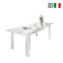 Tavolo sala da pranzo allungabile bianco lucido 90x137-185cm Most Prisma Vendita