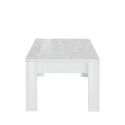 Tavolino basso da salotto caffè bianco lucido 65x122cm Reef Prisma Catalogo