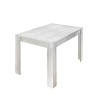 Tavolo da pranzo legno allungabile 90x137-185cm bianco lucido Vigo Urbino Sconti