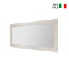 Specchiera soggiorno cornice specchio legno bianco 75x170cm Self Urbino Vendita