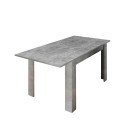Tavolo da pranzo moderno 90x137-185cm allungabile cemento Fold Urbino Offerta