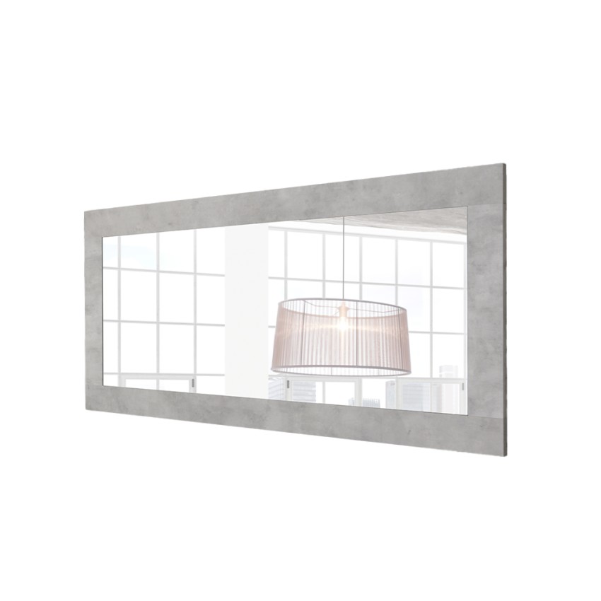 Alma Urbino specchiera da parete 75x170cm specchio con cornice grigio