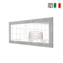 Specchiera da parete 75x170cm specchio con cornice grigio Alma Urbino Vendita