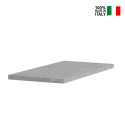 Allunga 48cm per tavolo da pranzo Icaro 180x90cm grigio cemento Urbino Vendita