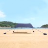 Tenda spiaggia mare gazebo portatile 2,3 x 2,3 m protezione UV antivento Formentera Prezzo