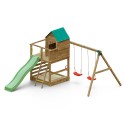 Parco giochi bambini giardino casetta scivolo altalene sabbiera Jarcas4 Offerta