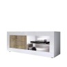 Mobile porta TV soggiorno living bianco lucido legno Diver BW Basic Offerta