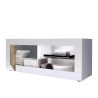 Mobile porta TV soggiorno living bianco lucido legno Diver BW Basic Saldi